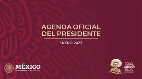 agenda oficial presidente